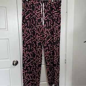 NWOT Festive Candy Cane Men's Lounge PJ Pants